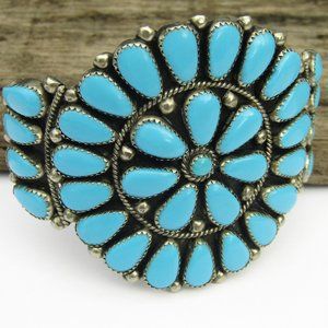 Turquoise Floral Bracelet
